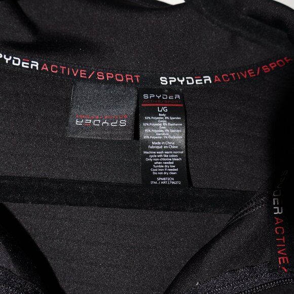 Spyder Active Sport 1/4 Zip Performance Pullover Men’s Size L - Picture 5 of 5